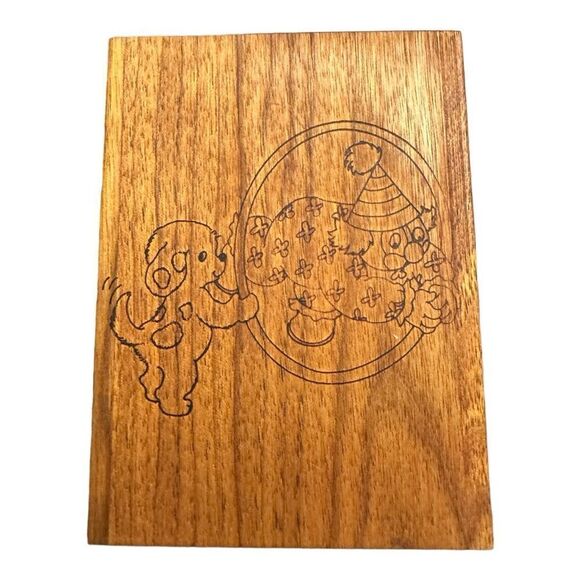 Vintage Toystalgia Wooden 1980 Coin Bank Music Box Clown Theme Working - Picture 6 of 14